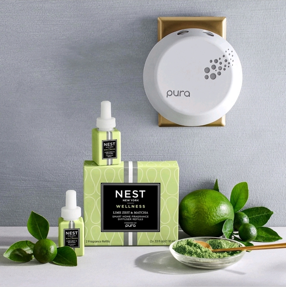 NEST NY Home Fragrance Diffuser Refill Smart Vials Lime Zest & Matcha 2 set - Picture 4 of 4